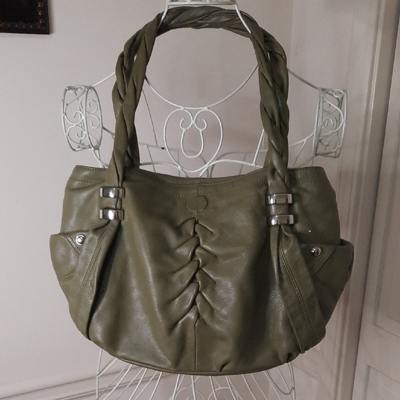 b. makowsky Handbags - B. Makowsky Olive Shoulder Bag